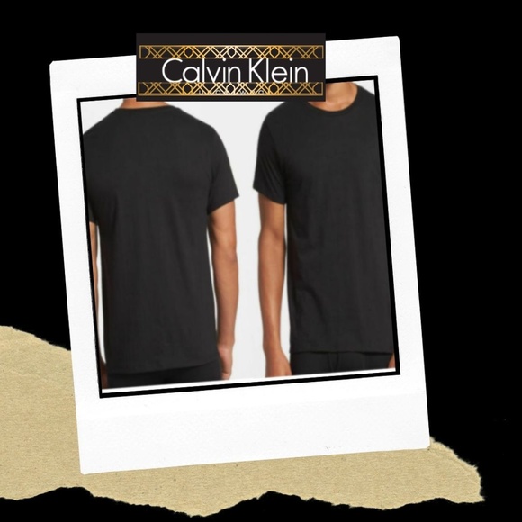 Calvin Klein 2 pack Cotton Crew Neck T-Shirts NWOT 09/24 - Picture 1 of 2